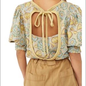 Free People No Ordinary Top Oatmeal Beige Dolman Sleeves Large